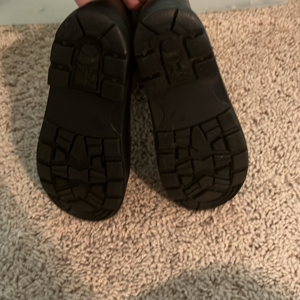 Kids Black Rainboots - Picture 4 of 4